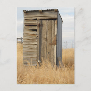 "Outhouse" Postcard