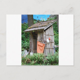 outhouse postcard