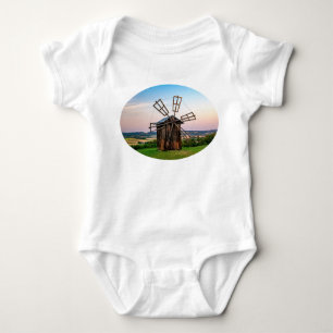 Outhouse Windmill Baby Bodysuit