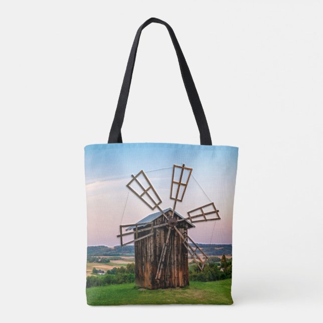 Outhouse Windmill Tote Bag (Back)