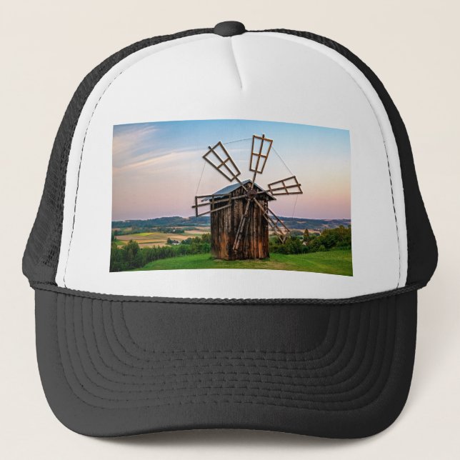 Outhouse Windmill Trucker Hat (Front)