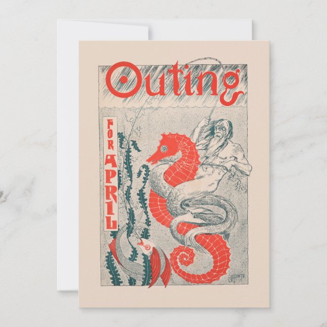 Outing for April, 1896 | Vintage Magazine (Front)