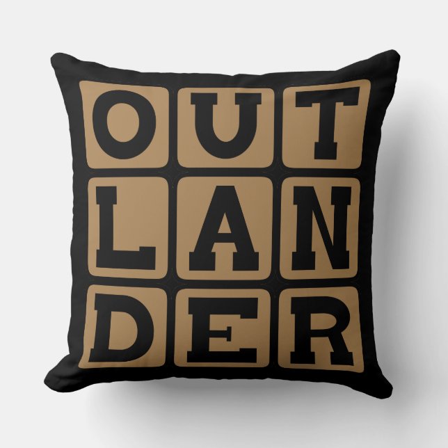 Outlander, Foreigner or Stranger Cushion (Front)