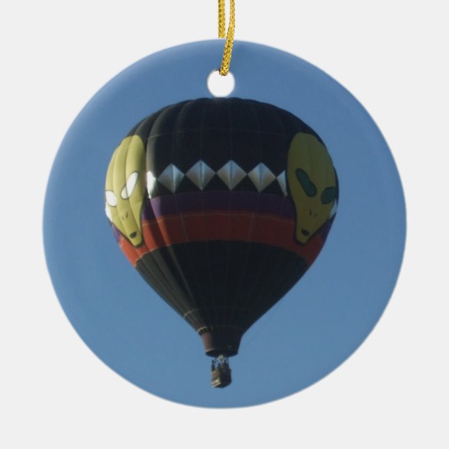 Outlander Hot Air Balloon Ceramic Tree Decoration (Front)