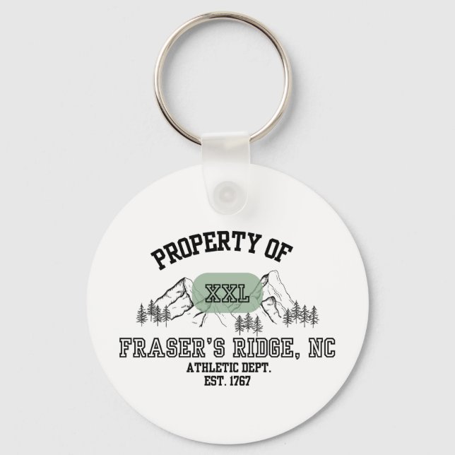 OUTLANDER Property of Fraser's Ridge  Key Ring (Front)