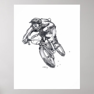 Outlaw BMX art poster #2