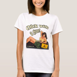 Outlaw Chick With A Gun T-Shirt