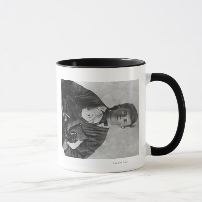Outlaw Jesse James Portrait Photograph Mug (Right)