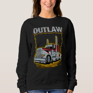Outlaw peterbilt trucks sweatshirt