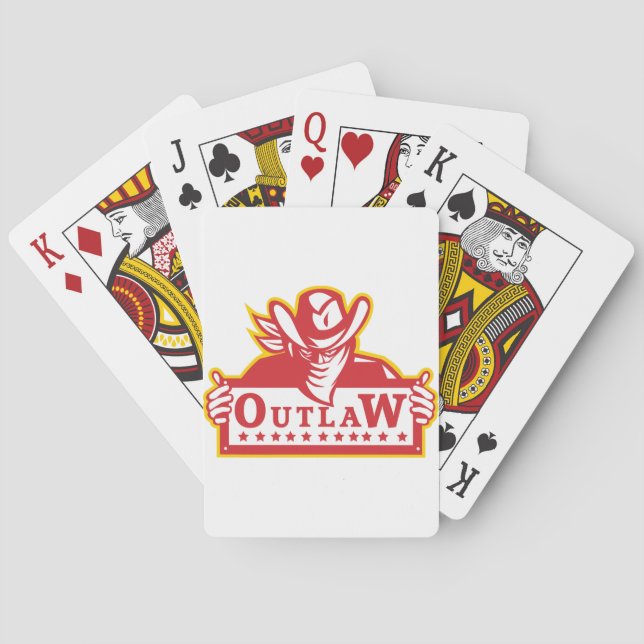 Outlaw Playing Cards (Back)