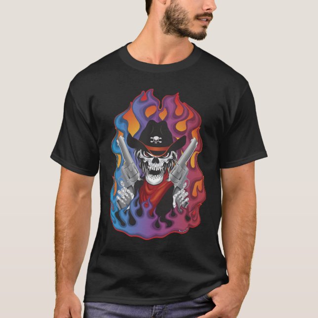 Outlaw Skull T-Shirt (Front)
