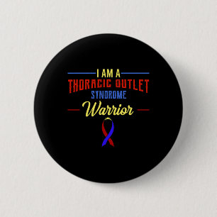 Outlet Syndrome Awareness Advocate Tos Warrior 6 Cm Round Badge