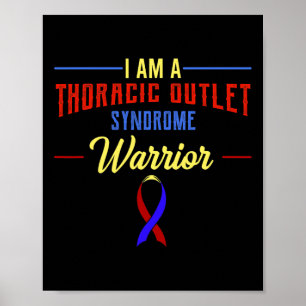 Outlet Syndrome Awareness Advocate Tos Warrior Poster