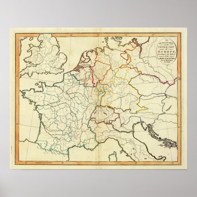 Outline Europe Poster (Front)