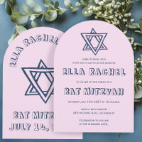 OUTLINE LETTERS STAR Arch Custom Bat Mitzvah