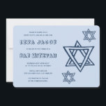 OUTLINE LETTERS STAR OF DAVID Custom BAR Mitzvah Invitation<br><div class="desc">Perfect card to announce a bar or bat mitzvah! Hand made art for you with star of david on the front and back side! FULLY CUSTOMIZABLE! Click on “Personalise” above to edit the text. Click "edit using design tool" to adjust the fonts, colours and placements and to delete the back...</div>