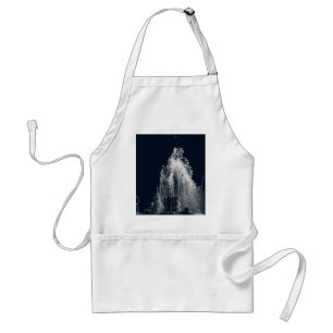 outline of a blue night standard apron
