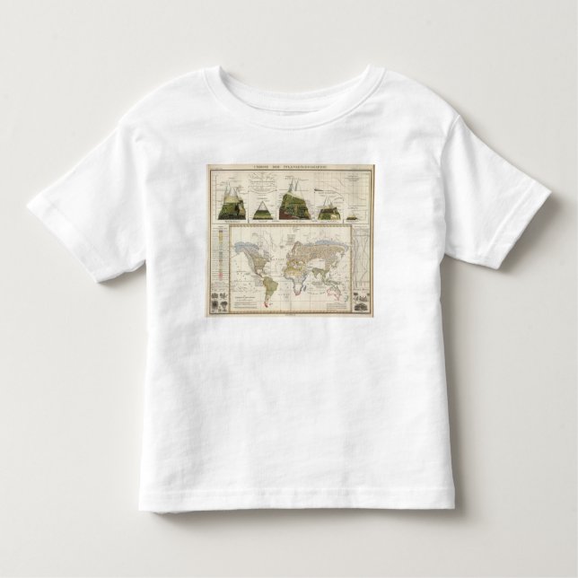 Outline of plant geography toddler T-Shirt (Front)
