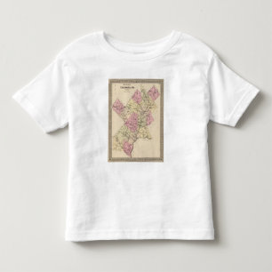 Outline plan of Caledonia Company in Vermont Toddler T-Shirt