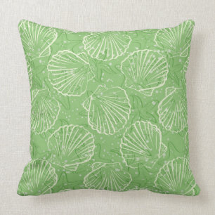 Outline seashells cushion
