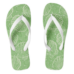 Outline seashells thongs