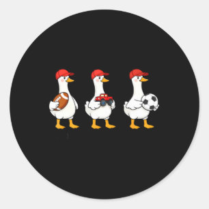 Outnumbered Art Classic Round Sticker