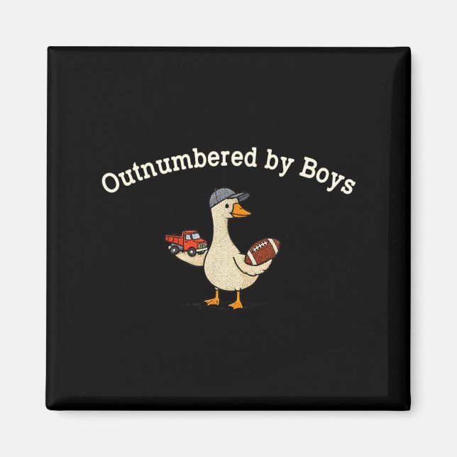 Outnumbered Wall Art Magnet (Front)