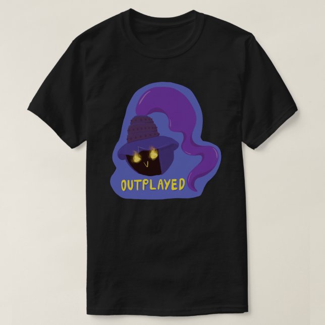 Outplayed Veigar Sticker T-Shirt (Design Front)