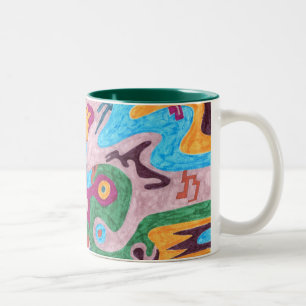 Outpouring Two-Tone Coffee Mug