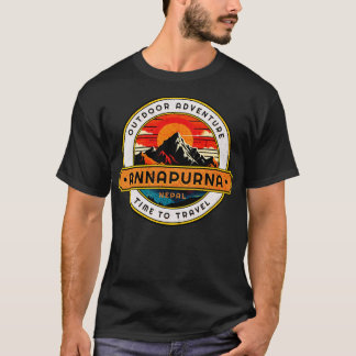 Outr Adventure Annapurna Mountain Design T-Shirt