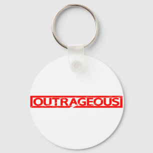 Outrageous Stamp Key Ring