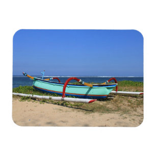 Outrigger boat magnet