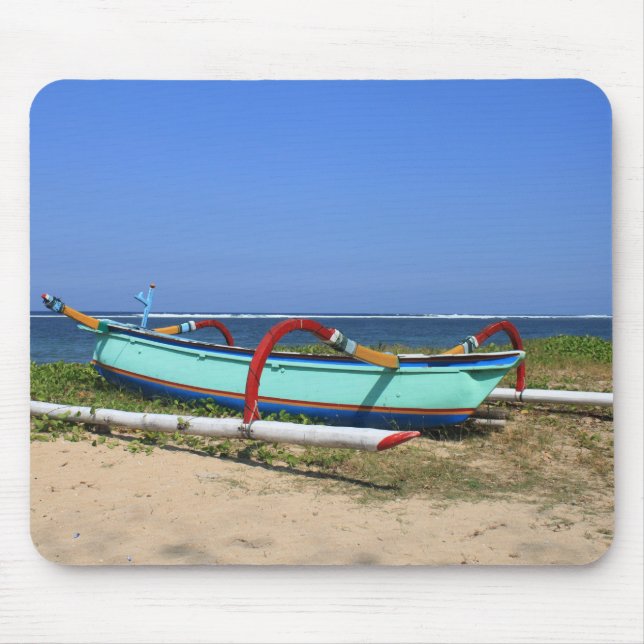 Outrigger boat mouse pad (Front)