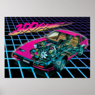 Outrun 300zx poster