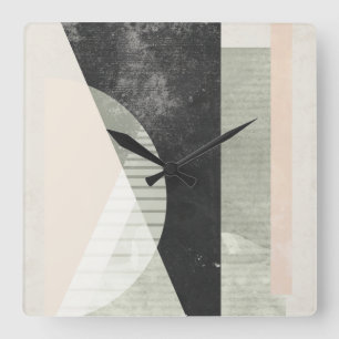Outside In VI Square Wall Clock