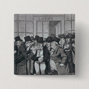 Outside Lloyds of London 15 Cm Square Badge