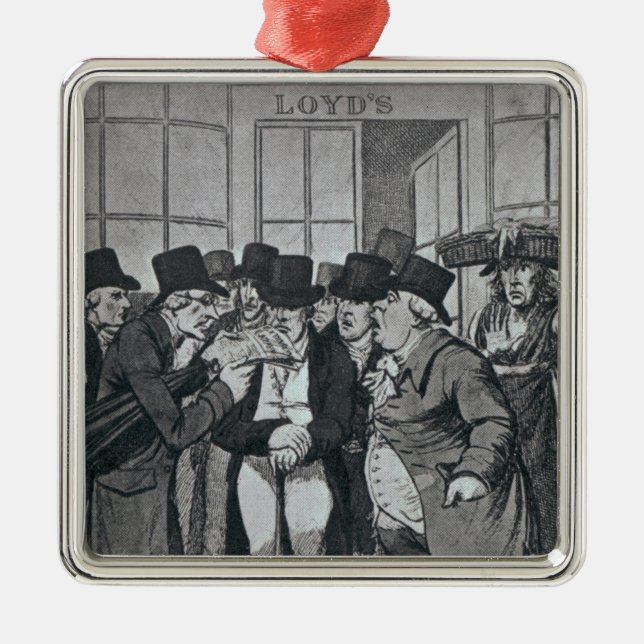 Outside Lloyds of London Metal Ornament (Front)