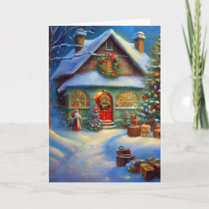 Outside of Santa's Workshop Card