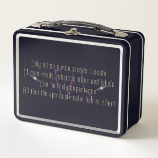 Outside Religion Metal Lunch Box