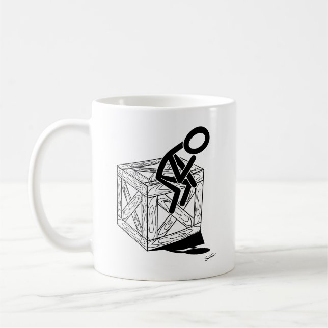 Outside the Box Coffee Mug (Left)