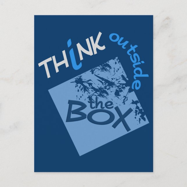 OUTSIDE THE BOX  postcard (Front)