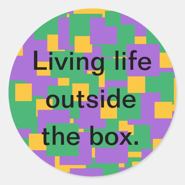 Outside the Box Sticker (Front)