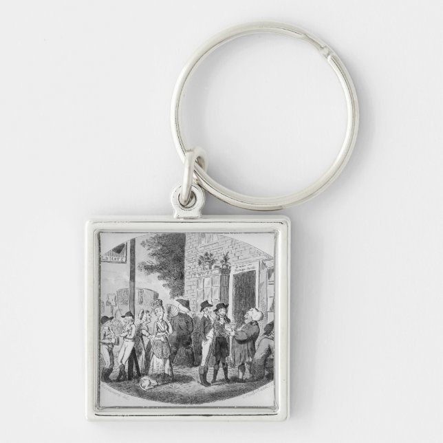 Outside the Old Hats Tavern Key Ring (Front)