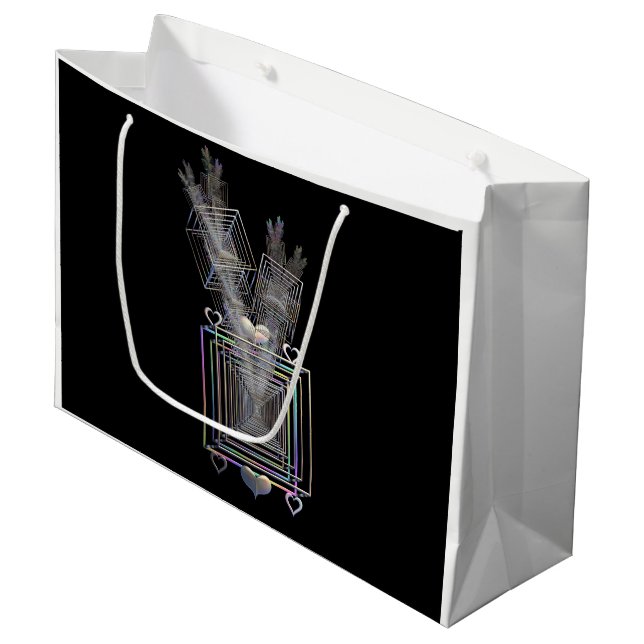 Outside The Square Large Gift Bag (Front Angled)