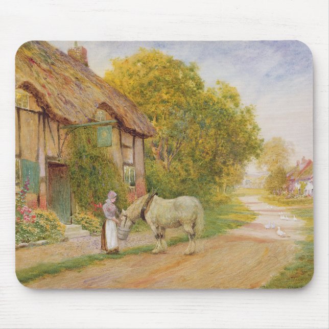 Outside the Village Inn Mouse Pad (Front)
