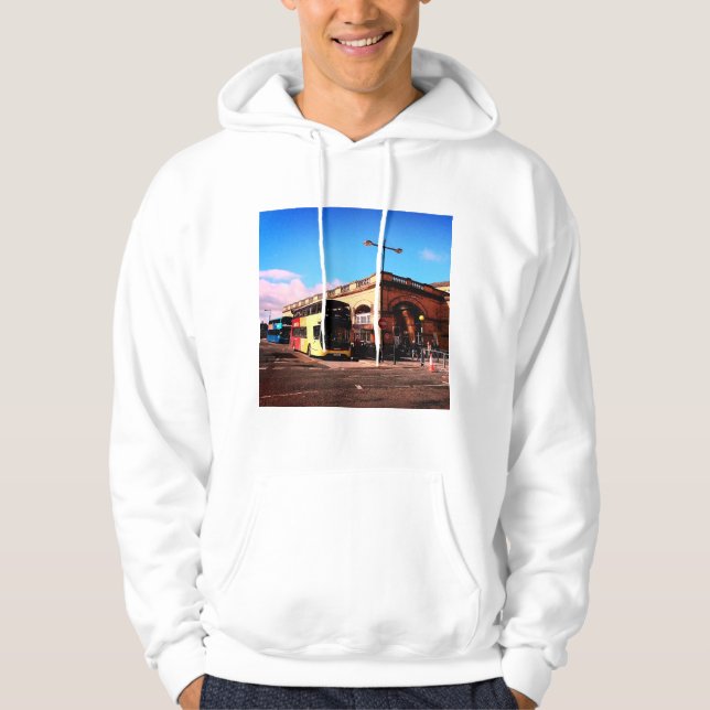 Outside York station Hoodie (Front)
