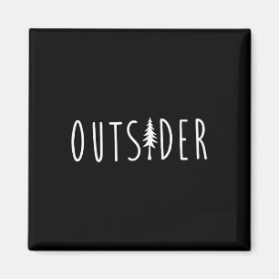 Outsider Pine Tree Nature Wilderness Adventure  Magnet