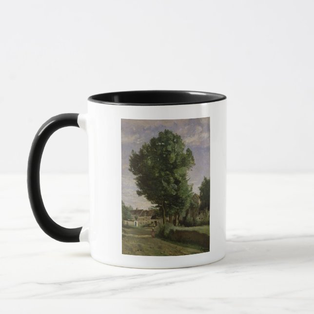 Outskirts of a village near Beauvais, c.1850 Mug (Left)