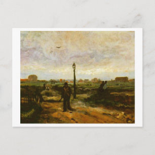 Outskirts of Paris (F264)Van Gogh Fine Art Postcard