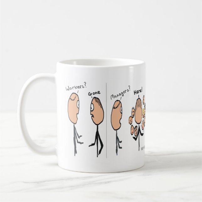 Outsourcing Coffee Mug (Left)